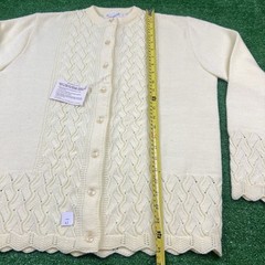 NWT Vintage Sidney Gould 60s Its Pure Gould Yellow Sweater Womens Size 42 NEW