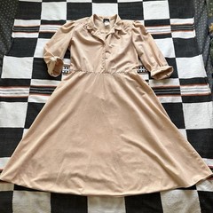 VTG 80’s Stuart Alan Petites Shirt Dress. Midi. Collared. Size 8. Cottage. USA