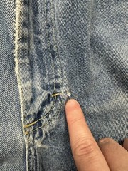 70s VINTAGE Lee Riders Tapered Leg Denim Jeans Tapered Leg Size 9 Made in USA