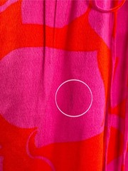 VNTG 70’s FUMI’S At WAIKIKI Floral Pattern Pink & Orange Maxi Dress Women’s XS/S
