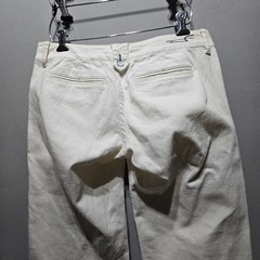 Vintage Y2K American Eagle Outfitters Cream Ivory Low Rise Wide Leg Flare Jeans