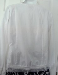 LN Vintage FADED GLORY Embroidered BOHO Peasant Style LS Dressy Blouse Sz S