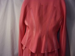 Vintage 1980S Evelyne Mandel Paris Barbie Pink Skirt Suit 10 Super Cool