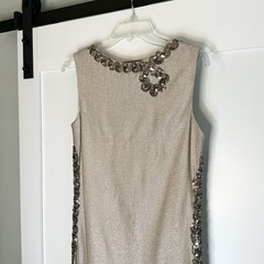 Vintage 60s Minx Modes Cocktail Sequin Mini Dress Party Event *see Measurements*