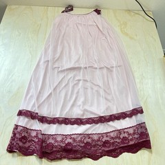VTG 60’s Janelle Of California Pink Sheer Baby Doll Night Gown W/matching Robe