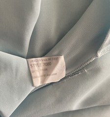 Vintage Gossard Artemis Nightgown/Robe Womens Medium Ice Blue Nylon Button Up