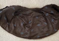 Mink Capelet Stole Dark Brown Vintage 50’s-60’s One Size Fits Most Gorgeous!