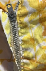 Vintage Sears Yellow Floral Arnel Triacetate Dress 70’s Womens 10-12