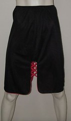 Vintage Lingerie Half SLIP Eye-Ful by Flaums ILGWU Union Black/red Reversible