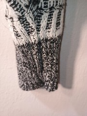 80s Vintage Womens L Geometric Print Crew Neck Sweater Expressions