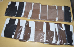 16 Vintage Support Silky sheer Pantyhose Lot Mixed Colors Mixed Sizes