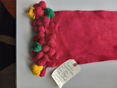 Vtg Faja (sash) from San Gaspar Chajul Guatemala handwoven on backstrap loom