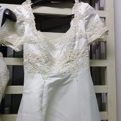 Bridal Wedding Dresses Gown Lot of 3 Vintage Bundle 80s-90s Size S-M