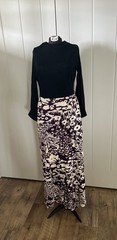 Vintage 1960’s JC Penny Fashions Hostess Maxi Dress Sleeve Flaw