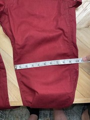 Women’s Vtg 1970s 80s Dee Cee Carpenter Jeans Pants Burgundy 27 Wst 38 H 32.5 In
