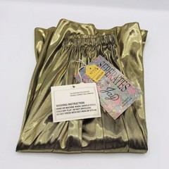 Vintage Skirt Mister Jay Fashions Int Double Jersey Foil Printed Womens M