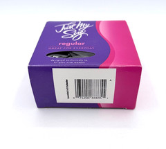 2 Pair JUST MY SIZE 4X Regular Pantyhose OFF BLACK Reinforced Toe 2002 NIB