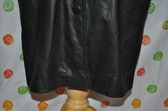 COMINT vintage Black SOFT LEATHER WOMEN’S M CAR coat retro ARGENTINA SHARP !
