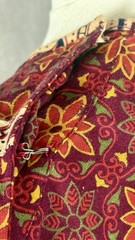 Vintage 90s Handmade Kuchi Dress Shisha Mirror Embroidery Cotton Boho Folk Sz L