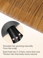 HOTBANANA Invisi Edge Tape in Hair Extensions Human Hair, 14inch 50g 20pcs Aubur