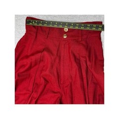 Vintage Opera Pants by Mimi Burnt Orange High Waisted Pleated Trousers