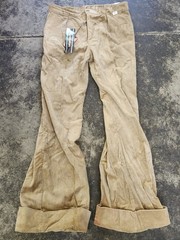 Vintage HASH 70s Boho Hippie Corderoy Jeans Pants RARE