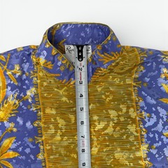 Vintage Ruth Norman Caftan Dress Womens Small Floral Lounge Mumu USA Saks