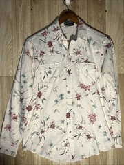 Champion Western Women’s 18 Pearl Snap Floral Vintage 70s