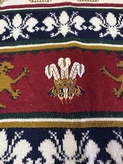 Vintage Y2K Natural Brand Made In England Sz XXL? Sweater Welsh 100% Acrylic