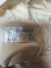 Vintage Vassarette Underneath It All Half Slip Size 2XL Long Beige With Slit