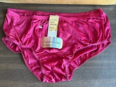 Vanity Fair Nylon Antron III Claret Panties Vintage Satin Panty NWT Anti-Cling 6