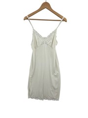 Vintage Shadow Line Full Slip Dress Womens Size 36T 10 Fairycorp Romantic