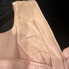 Harry Keiser Party Dress Cocktail Rose Pink Taffeta Vintage 1950s
