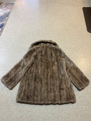 Vtg Tissavel Of France Country Pacer Faux Fur Coat Size Med Imported 1970s