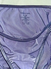 Vtg Victorias Secret Bra Y2K Unlined Pop Floral Purple Vanity Fair Panty 6 M 36D