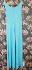 Mister Jay Pink Turquoise Maxi Style Sleeveless Nightgown Vtg 70s Womens Size 8