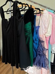 Vintage70’s- 90s Y2k Resellers Lot Of 28 Dresses/skirt /sweater Mixed Lot