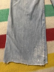 Vintage 60s 70s Landlubber Flare Wide Leg Jeans Hippie Disco 23×29 11.5 Leg
