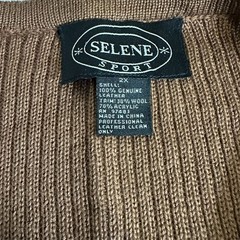 Vintage Selene Sport Suede Leather Vest Cowgirl Hippie Festival Grunge