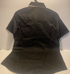 Vintage DC Dee Cee Pearl Snap Up Black Shirt USA Made L 11/12 Western NWT