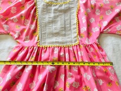 Vintage 70s Handmade Pink Floral Prairie Cottagecore Mumu Maxi Dress One Size
