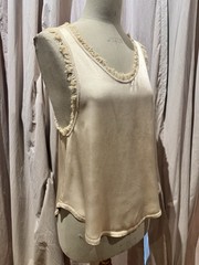 Vintage Dye Ann Ferriday Stock Rayon Satin Top M/L