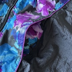 Vintage 80s 90s Basic Editions Windbreaker Jacket Women’s M Retro Color Blocked