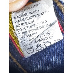 Vintage Lawman Western High Waisted Tapered Leg Blue Denim Jeans Womens 7 25×31