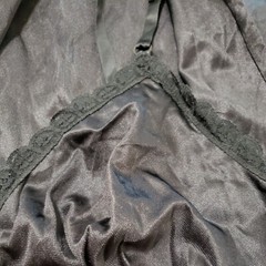 Sears Doesn’t Slip Nylon Womens Full Slip. Sz 40. Black.Made in USA.Vintage.