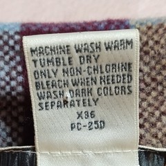 vintage 90s plaid check wool shacket chore jacket coat sz 8 western heritage