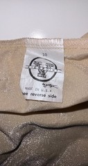 Vtg 1980’s Gottex Gold Metallic Shimmer Bodysuit Sz 10 Lurex Viewpoint Leotard
