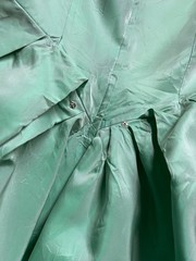 Vintage 50’s Harry Keizer Mint Green Fit Flare Short Sleeve Dress Size 10