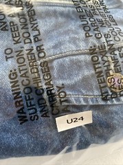 Vintage Bon Jour High Waisted Pleated Blue Jeans Size 14 (27X26)