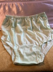 Vtg Gragero Panty large Double Nylon Gusset green